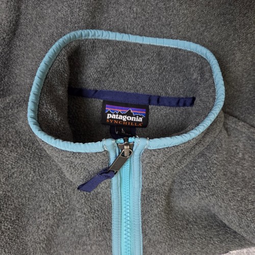 Patagonia Classic Synchilla Fleece Jacket Full-Zip Gray Women's L - See Meas - Picture 12 of 18