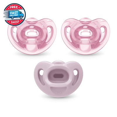 Comfy Orthodontic Pacifiers, 0-6 Months, 3 Pack