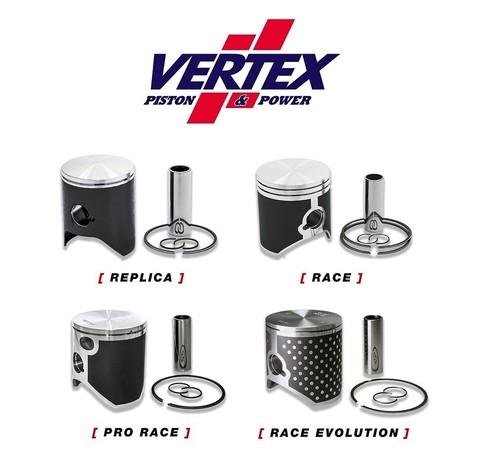Vertex Piston for 2004-2006 Suzuki RMZ250 - 12.6:1 Comp 76.97mm - Picture 2 of 2