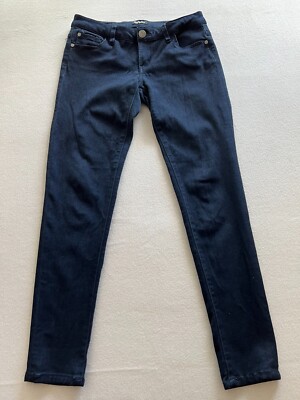 Celebrity Pink Jeans Womens Size 7 Blue Denim Regular Straight Button Zip Pocket