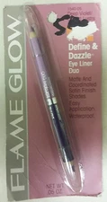 Vintage Flame Glow Eyeliner! Define & Dazzle Dou! Unique old hard to find Item! 