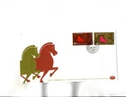 Hong Kong FDC YEAR of HORSE Sc#345,346