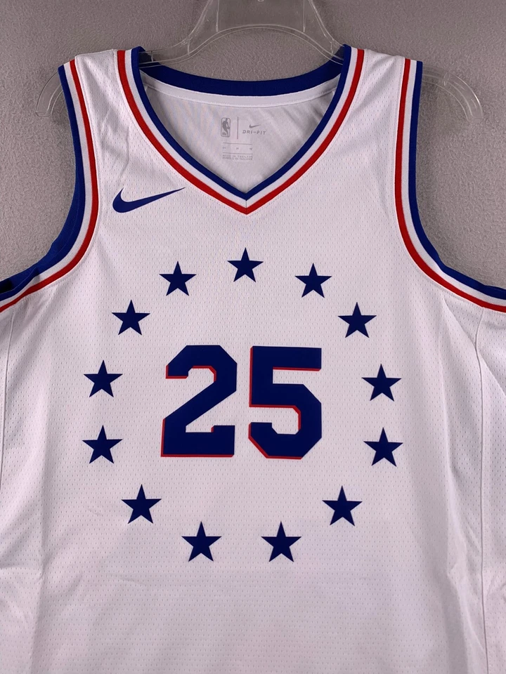 Ben Simmons Philadelphia 76ers Nike 2018/19 Earned Edition Swingman Jersey NBA - Image 4 of 4