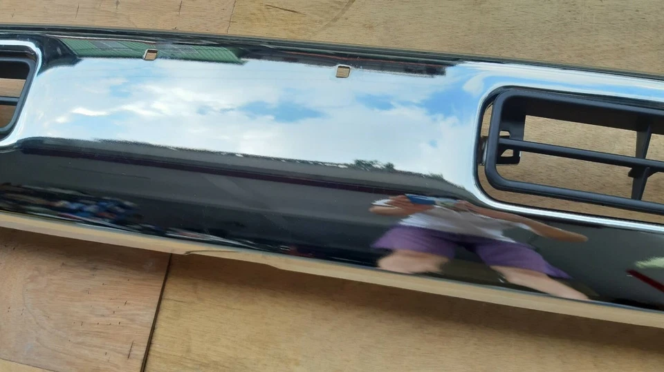 Conjunto de para-choque dianteiro cromado para Nissan 720 Pickup D21 1993-1995 - Imagem 4 de 4