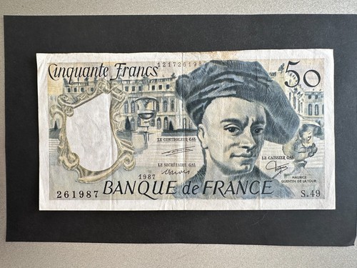 France 50 Francs 1987 Quentin de la Tour