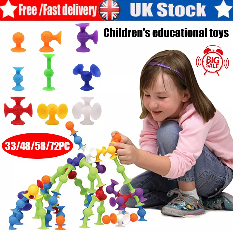 Suction Blocks Cup Set Building Toy