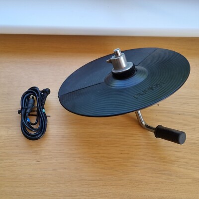 Roland CY-5 Crash oder Hi-Hat Becken mit Klemme, Arm + Befestigungen