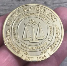 Lo-Pha Society, Inc. Gold Tone Large Pin