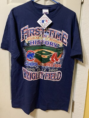 Boston Red Sox vs Chicago Cubs 2005 Tshirt New With Tags