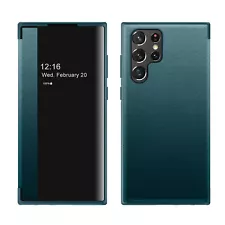 For Samsung Galaxy S25 Ultra|+ Smart Flip Shockproof PU Leather Slim Phone Case