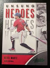 2021 Absolute Baseball Ketel Marte Unsung Heroes Green Parallel #UH-10 DBacks