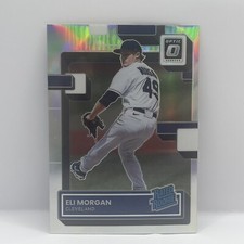 2022 Panini Donruss Optic Baseball Eli Morgan Base RC #79 Silver Prizm