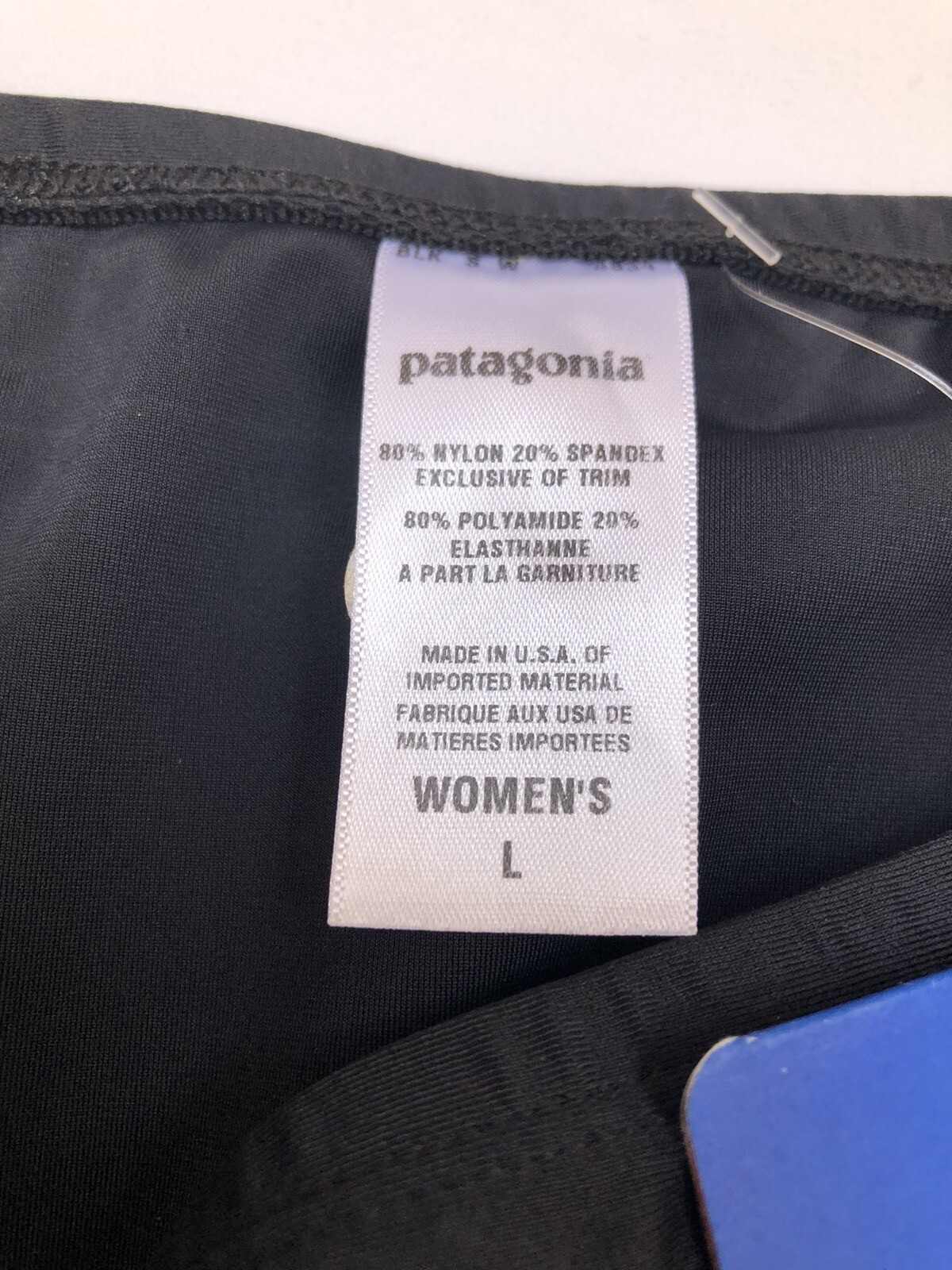 RETIRED NEW Patagonia Ocean Skirt Black Slim Fit 75070 Women's L thumbnail 3