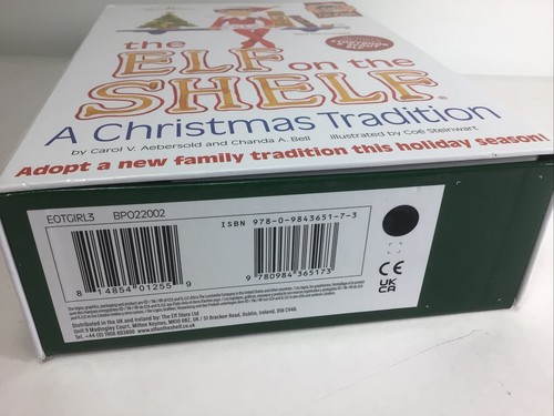 Sealed New. The Elf on the Shelf. Blue Eyed GIRL, Medium Light Skin, Storybook - Picture 7 of 7