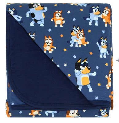 Little Sleepies Bluey Dance Mode Cloud Blanket Large *PREORDER* Read description