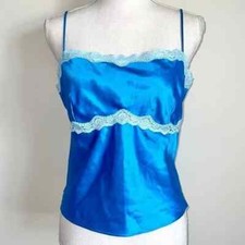 Victoria  s Secret 2006 Electric Blue Satin Cami
