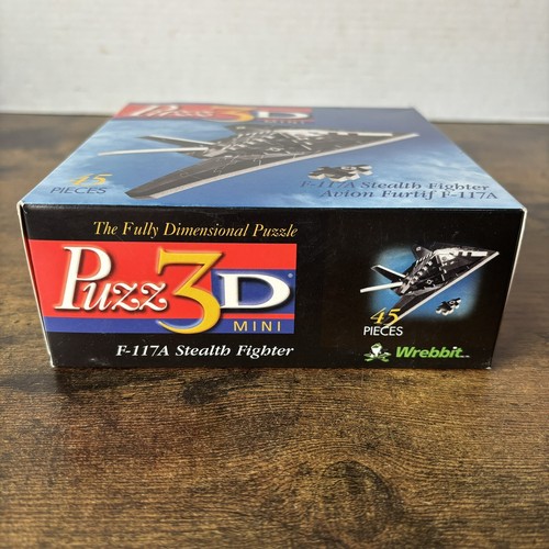 Rare F-117A Stealth Fighter 45 Piece Puzz 3D Puzzle By Wrebbit Vintage 1999 NEW - Picture 11 of 11