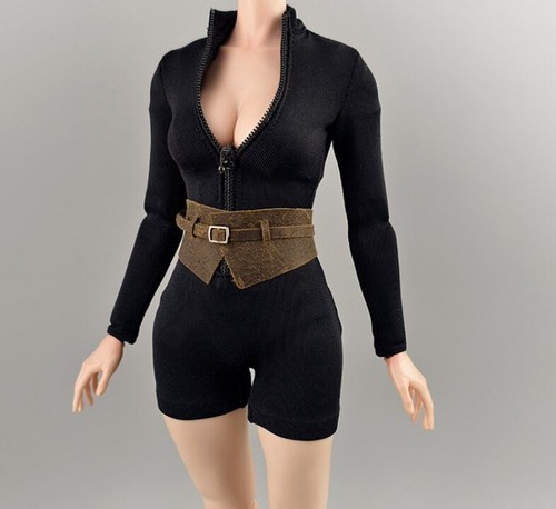 1/6 Scale Female Sexy High Neck Bodysuit Model For 12IN Action Figure Body - Picture 4 of 23