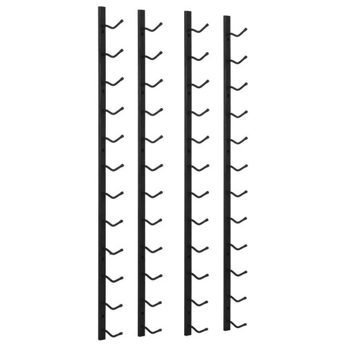 Tidyard 2 pcs Wall Mounted Racks Champagne Bottle Storage Shelf for 12 Z5R8 - Picture 2 of 6
