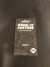 Wheel of fortune sega genesis Manual