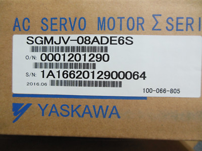 YASKAWA SERVO MOTOR SGMJV-08ADE6S NEW FREE EXPEDITED SHIPPING