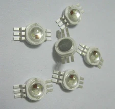 1 5 10 50 100pcs x 3W RGB Color 6pin LED Chip LED Light Lamp Part not pcb