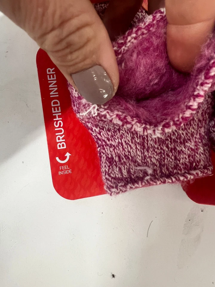 4 PARES de calcetines térmicos ORIGINALES Berry/rosa claro - 7X calentador Foto 3 de 4