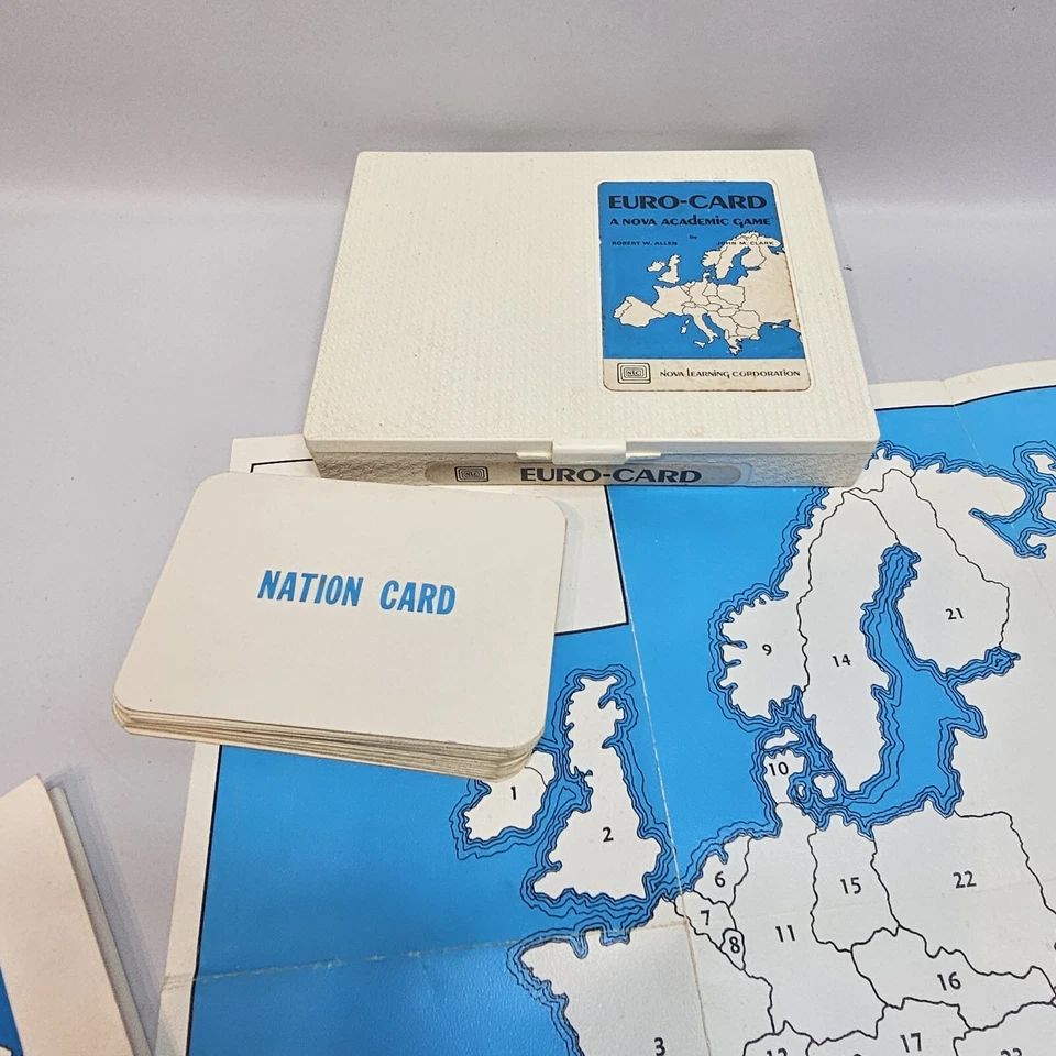 1967 Vintage  Nations of Europe Game, A Nova Academic Game COMPLETE with box. - Image 2 of 4