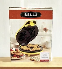 Sensio Bella Non-Stick Waffle Maker 13604 Circus Shapes Yellow