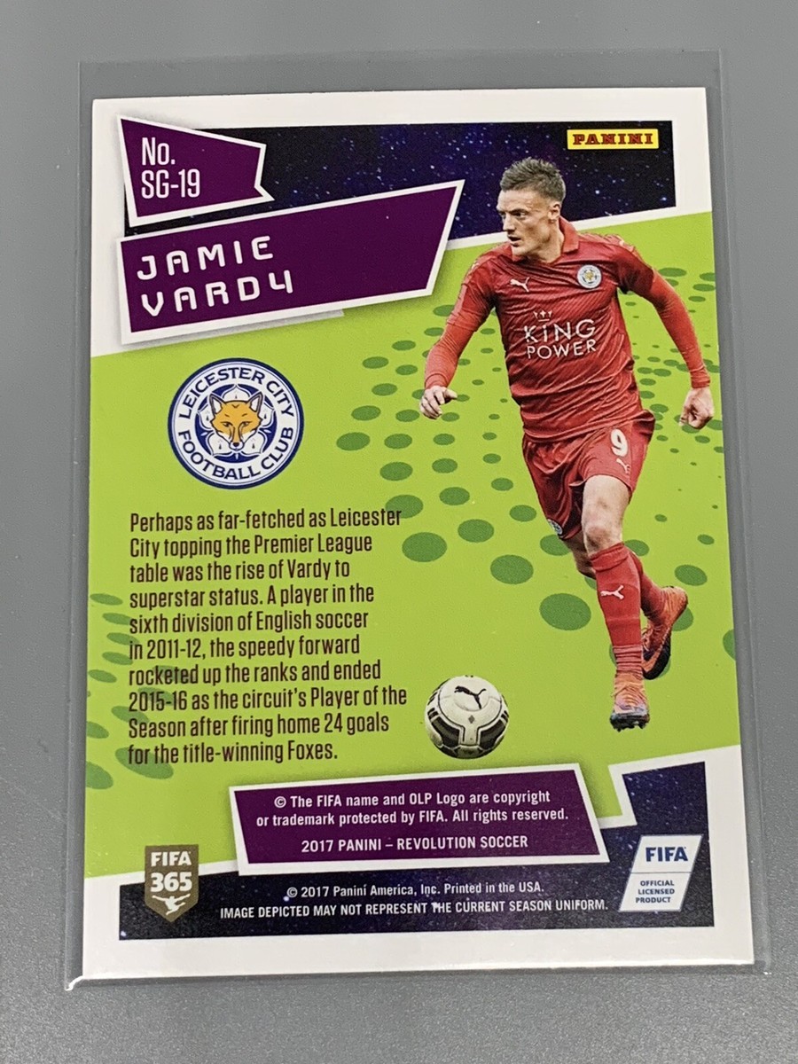 Jamie Vardy 2017 Panini Revolution Soccer ⚽️ Star Gazing SG-19