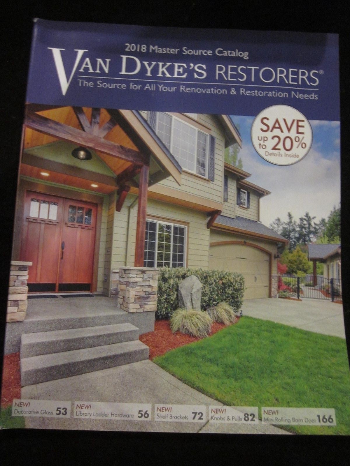 Van Dyke's Restorers 2018 Master Source Catalog The Source For All
