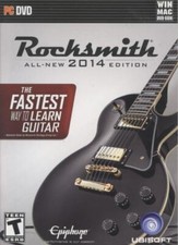 Rocksmith 2014 Edition PC DVD fastest way learn guitar play music game NO CABLE