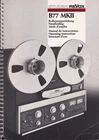 Revox B 77 MK2 Manual
