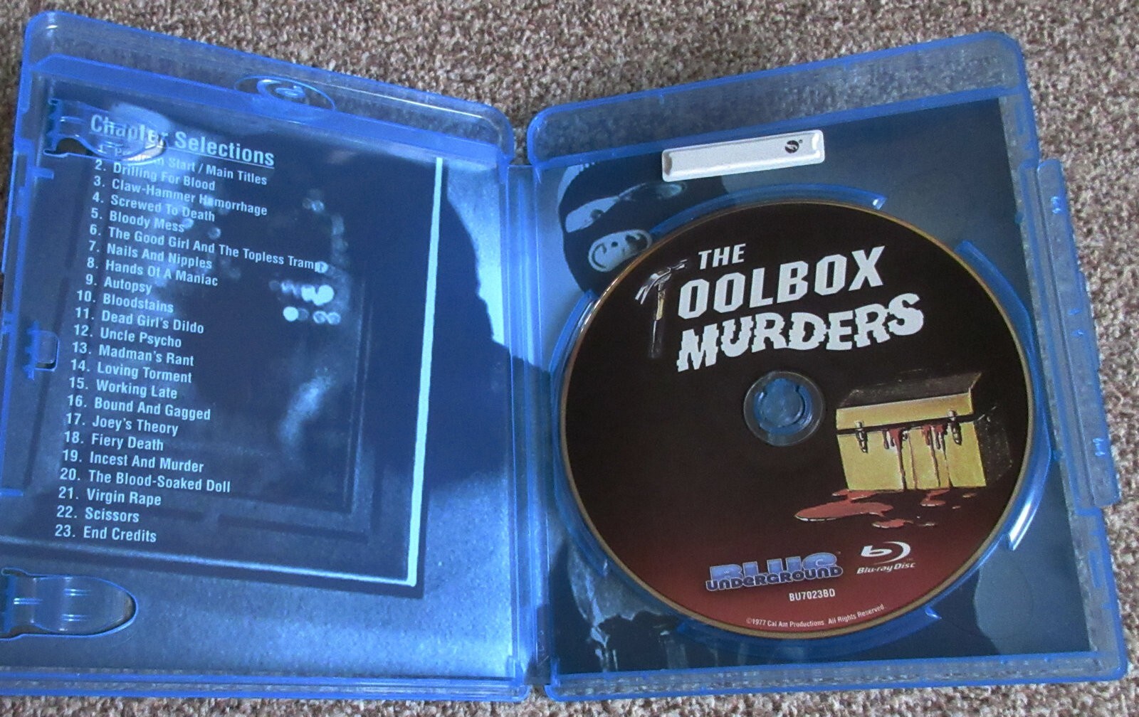 THE TOOLBOX MURDERS (1978) Blue Underground Bluray, Dennis Donnelly