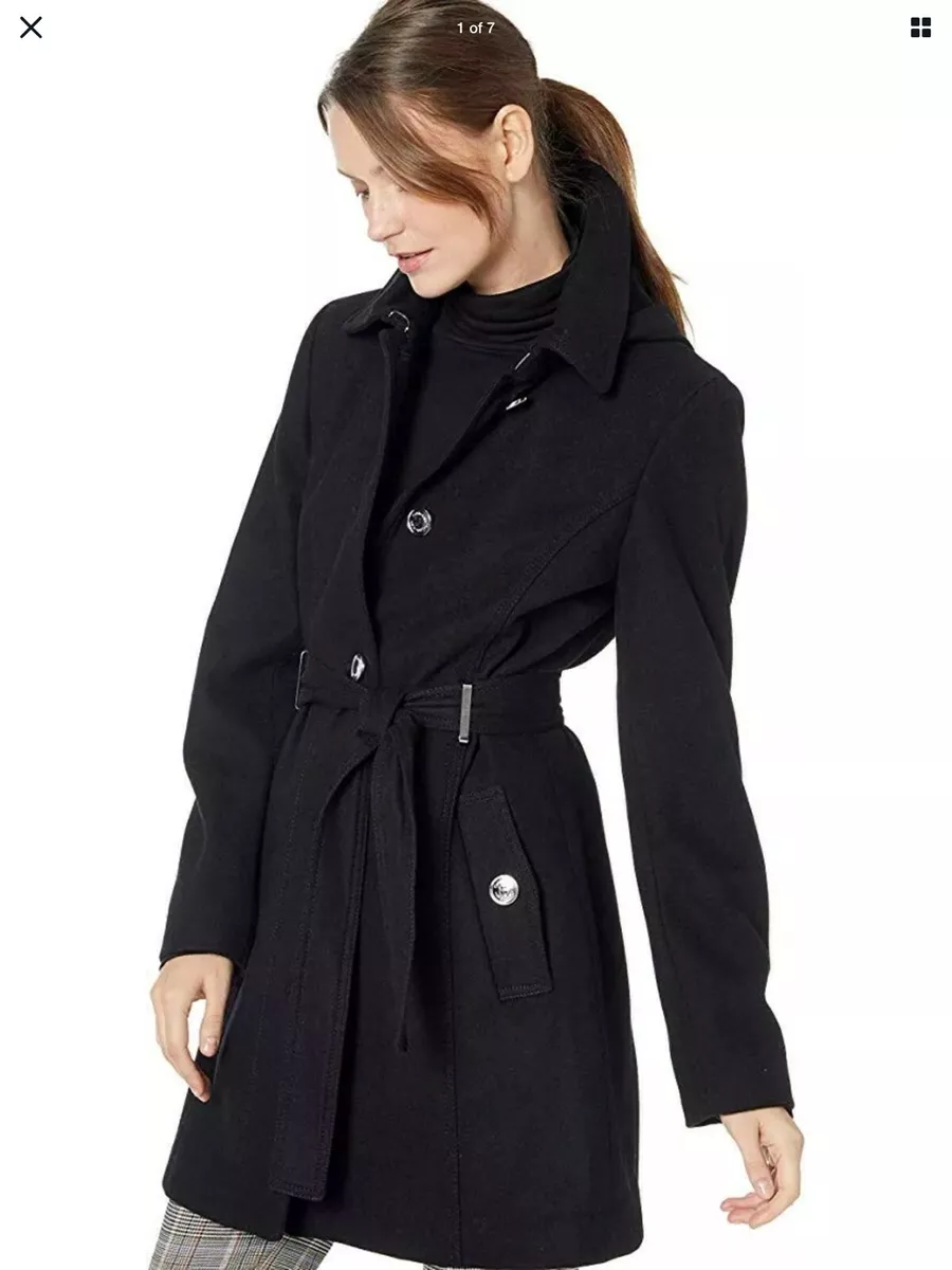 Black Belted Wool Coat Women 3146 Black Belted Wool Coat Women 3146
