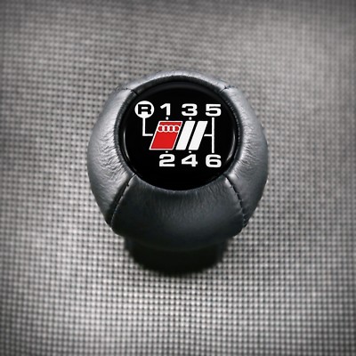 AUDI SPORT 6 SPEED SHIFT KNOB S2 RS2 A3 8L A6 S6 C4 C5 A4 S4 B5 8D A8 D2 B2 V8