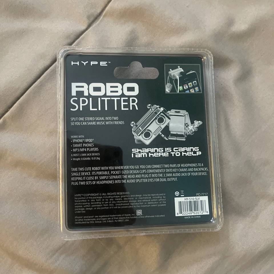 Divisor de música robô divisor prata por Hype lacrado - Imagem 2 de 2