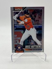 2026 TOPPS BRICE MATTHEWS RC #132 SANDGLITTER SP ASTROS
