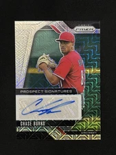 2025 Panini Prizm Chase Burns Auto Numbered 20/25 Silver Mojo Pick up now !!!