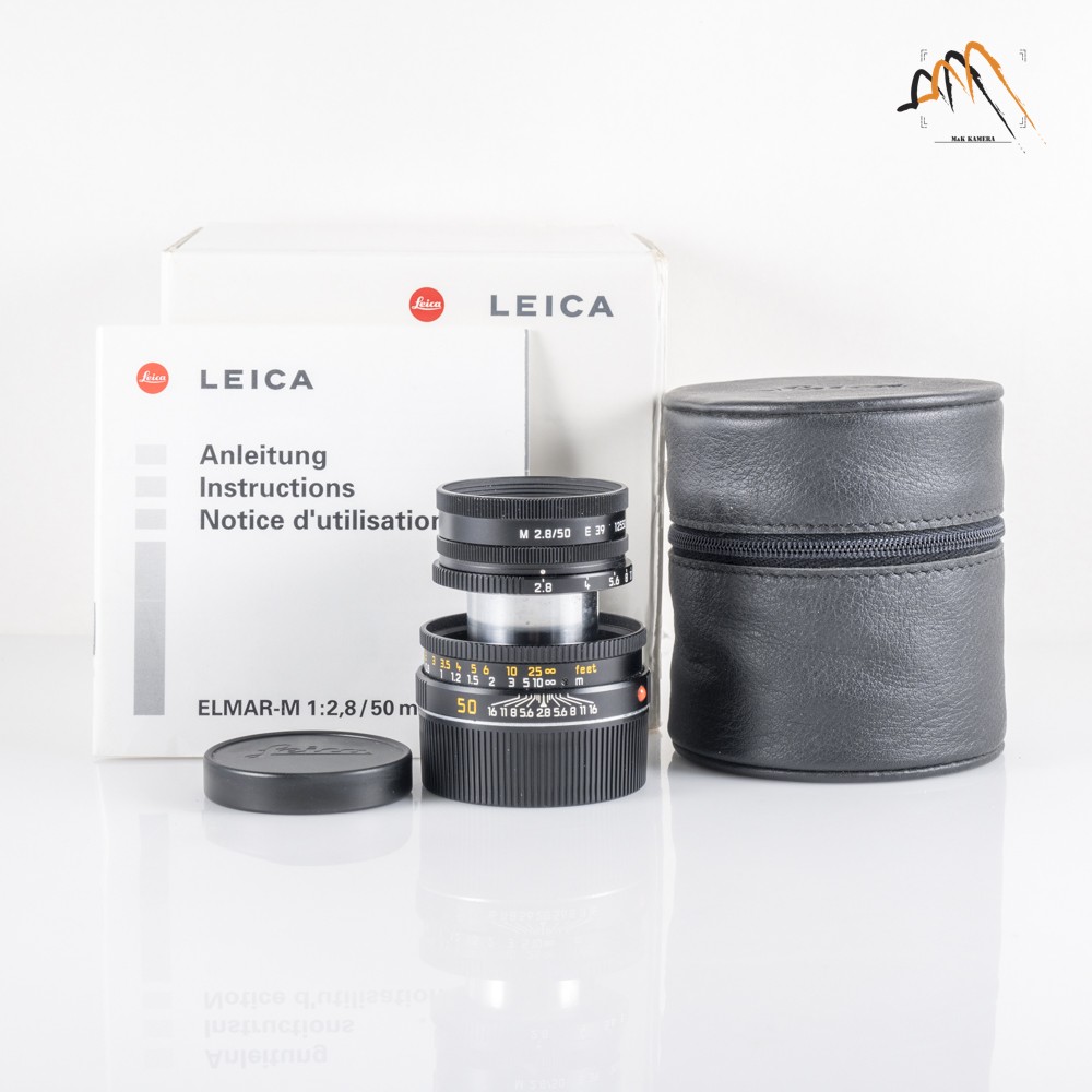 Leica ELMAR-M 50mm f/2.8 MF Lens (Black) for sale online | eBay