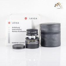 Leica Elmar-M 50mm/F2.8 Ver.II Black Lens Yr.2001 Germany 11738