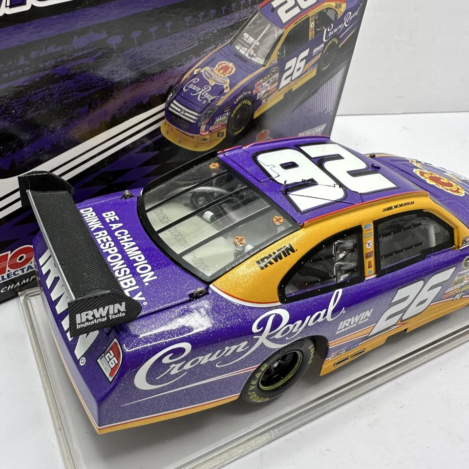 Jamie McMurray #26 Crown Royal 2009 Ford Fusion 1:24 Diecast ARC Action NASCAR - Image 3 of 4