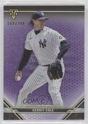 2021 Topps Triple Threads Amethyst 169/299 Gerrit Cole #21 6fs