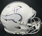 Justin Jefferson Signed Autographed Vikings Alternate Authentic Helmet Beckett