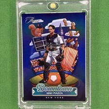 Mike Piazza 2025 Panini Three and Two Downtown #17 Insert New York MLB Baseball