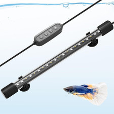 15-Inch Submersible LED Aquarium Light with RGBW, Waterproof and Adjustable
