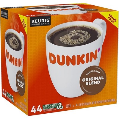 Dunkin' Donuts Original Blend Coffee 44 Count Keurig K cup FREE SHIPPING