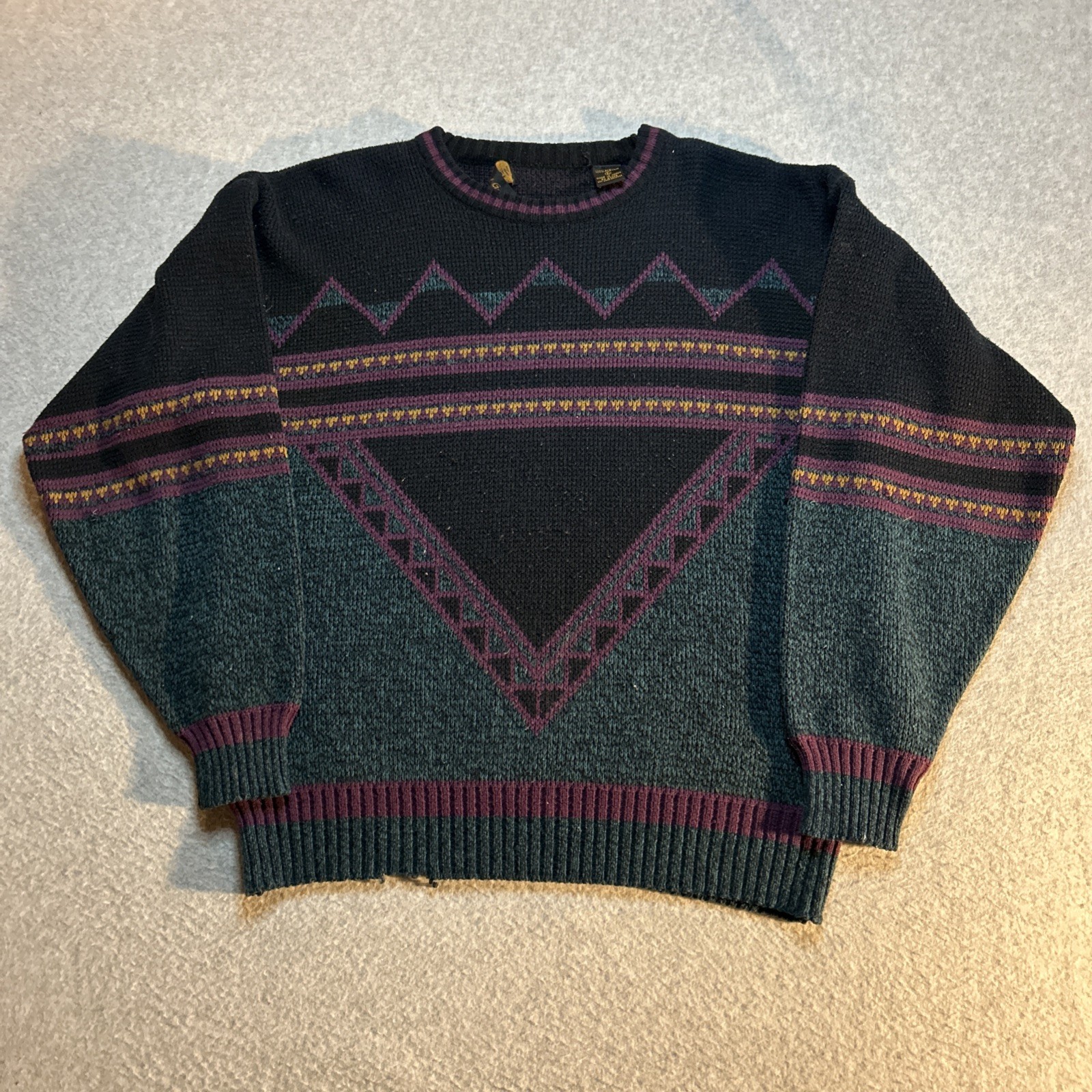 VTG Michael Gerald Pullover Multicolor Sweater - … - image 1