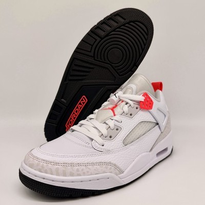 Nike Air Jordan Spizike Low White Bright Crimson Shoes IQ0305-100