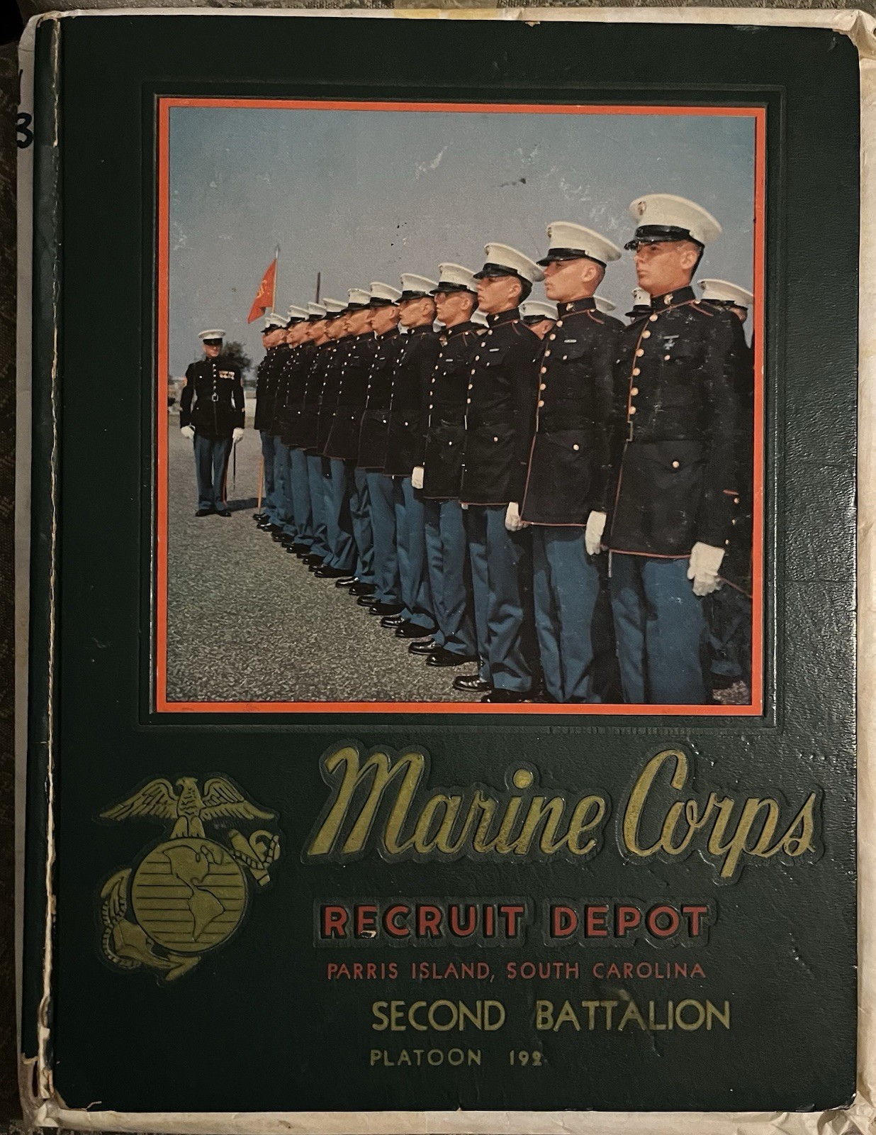 Marine Corps Recruit Depot Parris Island Platoon 192 1957 Grad Book